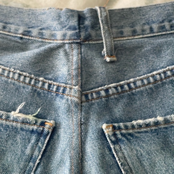 AGOLDE 90's Pinch Waist Lineup Jaime Wash Vintage Distressed Ripped {$198} Sz 31 - Picture 6 of 13